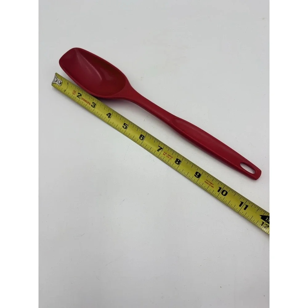 Foley Red Nylon Plastic Solid Serving Spoon Retro MCM Retro Kitchen Vintage